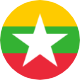Icono de la bandera de Myanmar